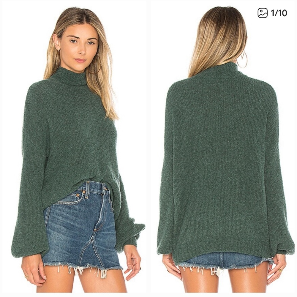 LOVERS + FRIENDS Independent Wool Blend Pullover Sweater- L
